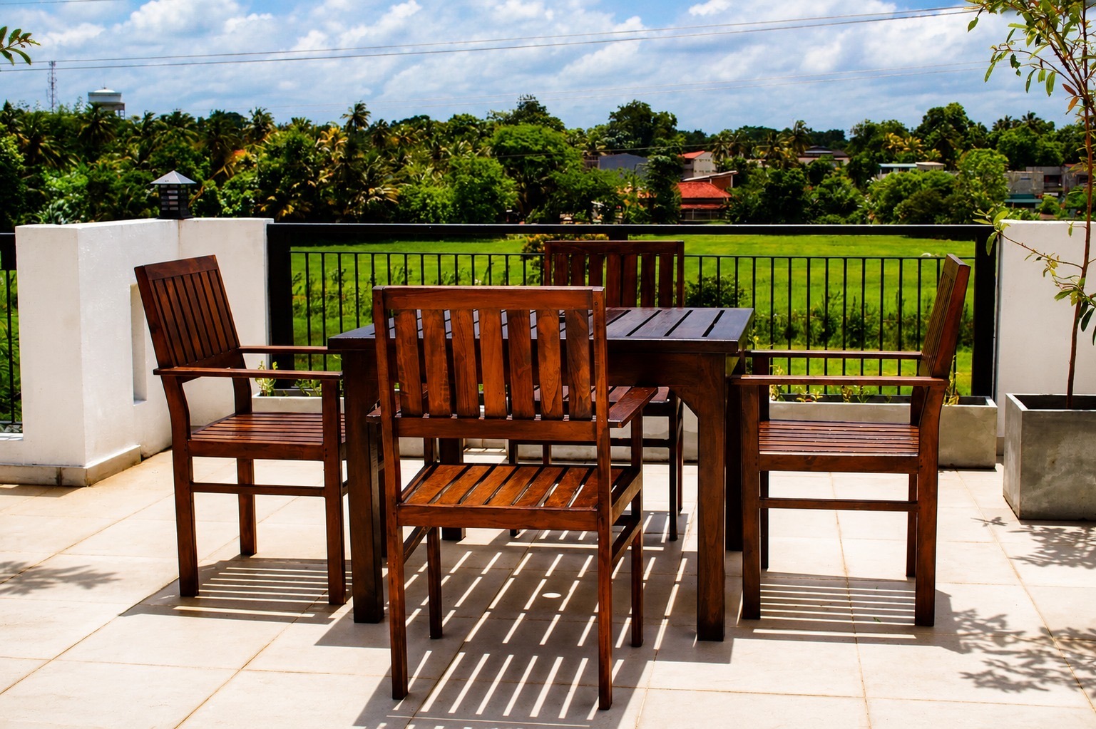 Balcony and rooftop spaces at Emerald Edge Villa