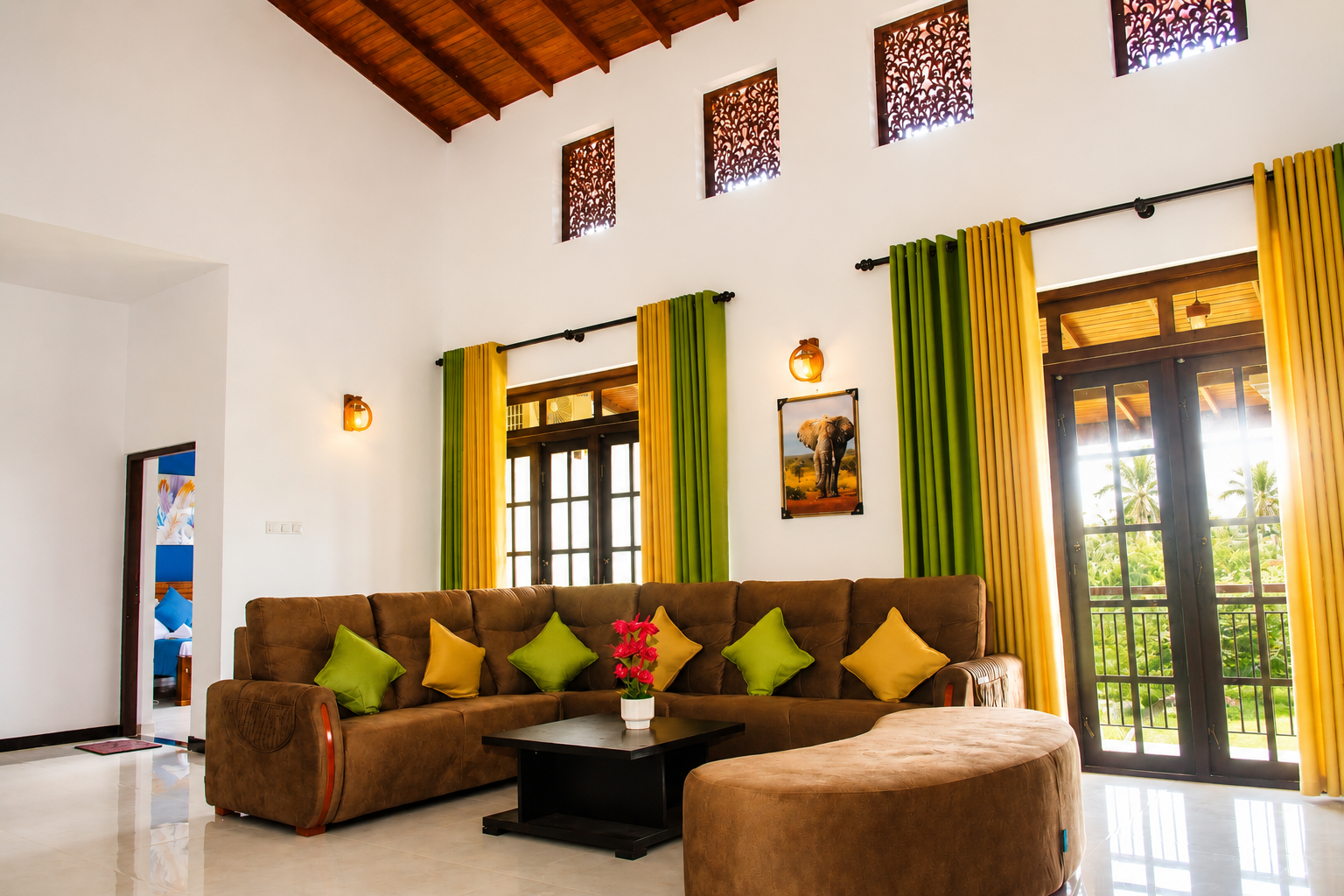 Living area at Emerald Edge Villa